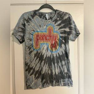 Tie die “punchy” t shirt